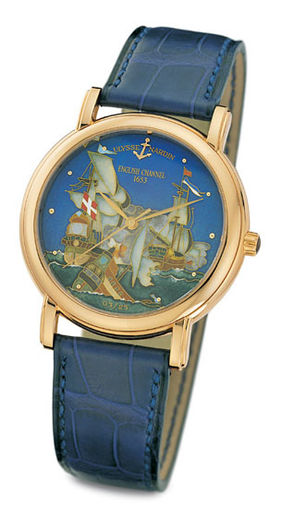 Buy replica Ulysse Nardin 136-77-9 / CHAN Classico Enamel San Marco Cloisonne English Channel watch